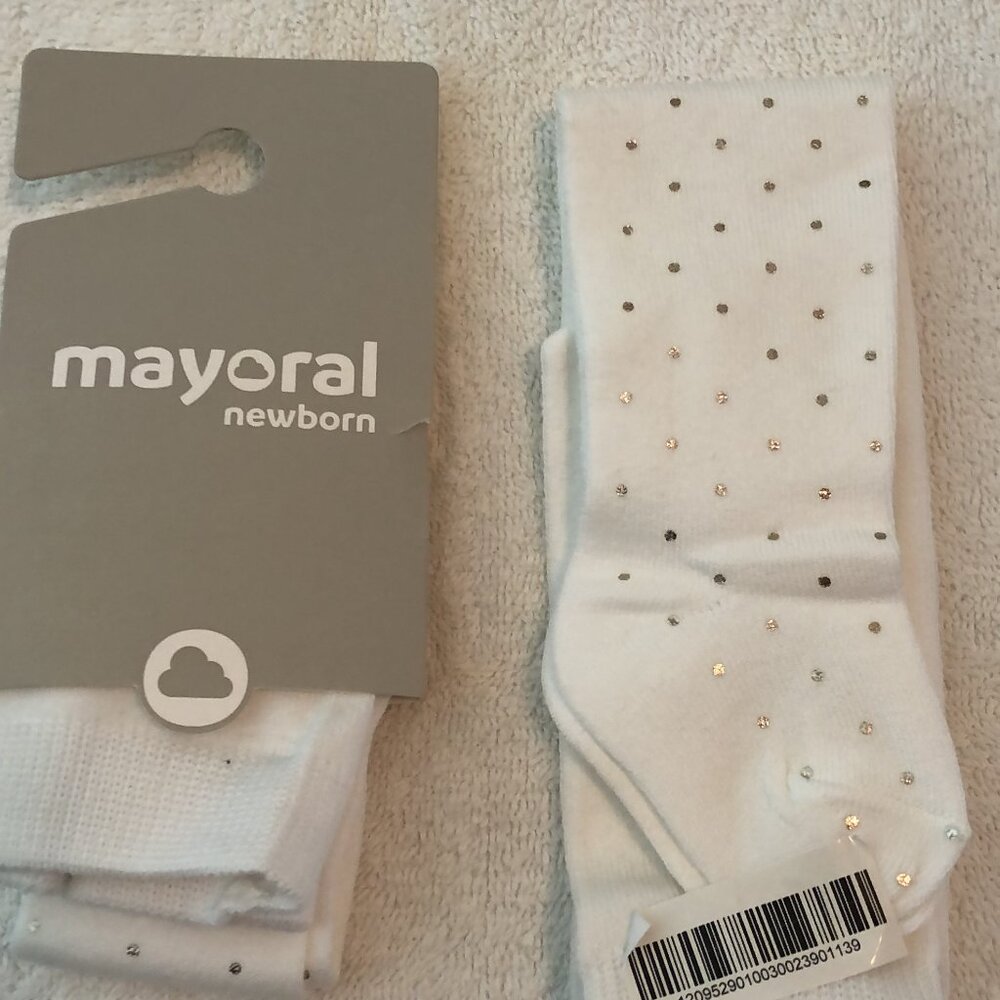Mayoral Baby Girl Polka Dot Tights